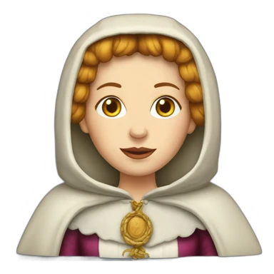 Catherine-de-Medici-in-hood sticker