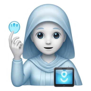 Ghost Customer Service Agent  sticker