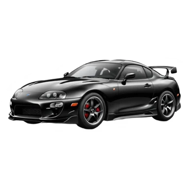 Toyota Supra MK4 best view  sticker