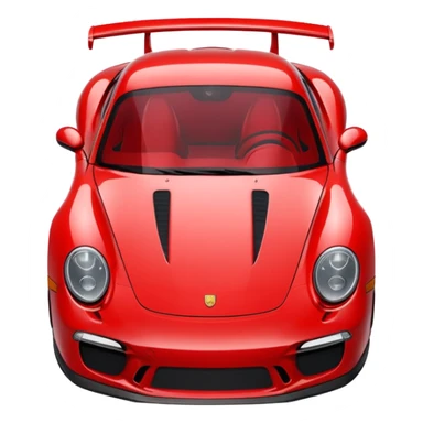 Porsche gt red sticker