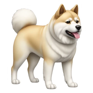 Akita Dog Breed Full Body sticker