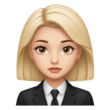 Lash extension artist girl  sticker