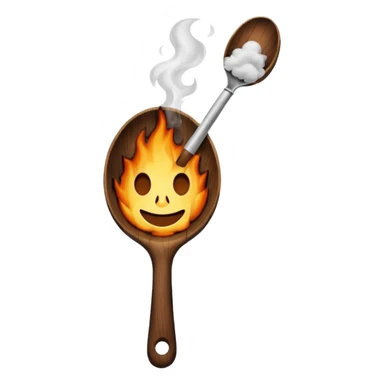 Una cuchara quemada sticker