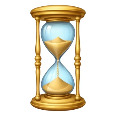 sablier lumineux sticker