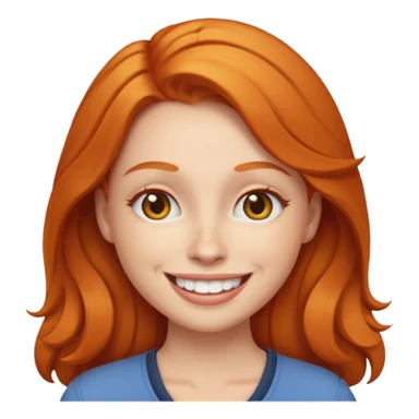 i would like a gingerwoman emoji sticker