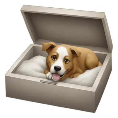 the dog is buried there sticker