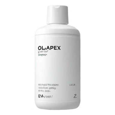 olaplex real shampoo bottle  sticker