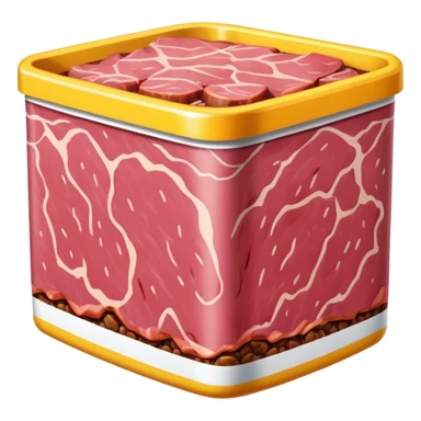 pop art SPAM meat slop warhol landscape  sticker