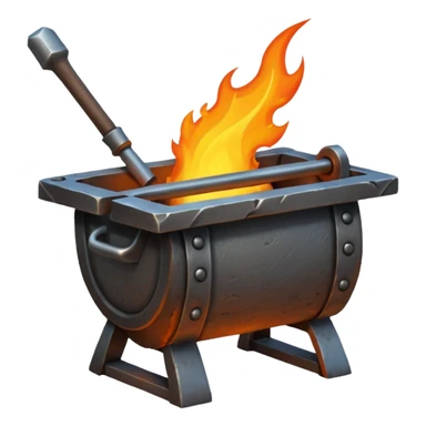 blacksmith forge sticker
