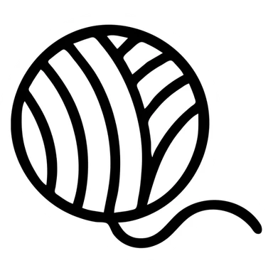 клубок минимализм sticker