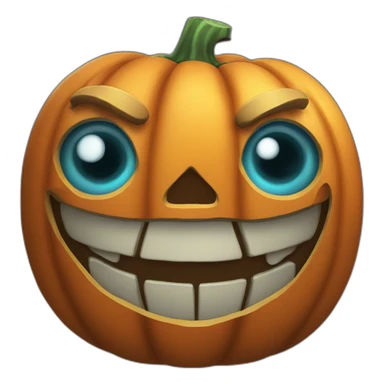 Halloween pumkin sticker