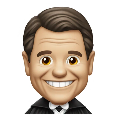 Vampire Kenneth Copeland smiling  sticker