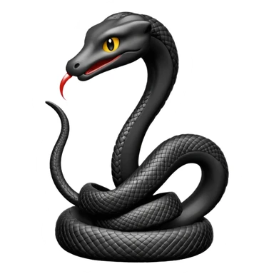 uma lamparina tradicional branca   com uma cobra  preta em volta  sticker