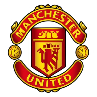 Manchester united logo sticker