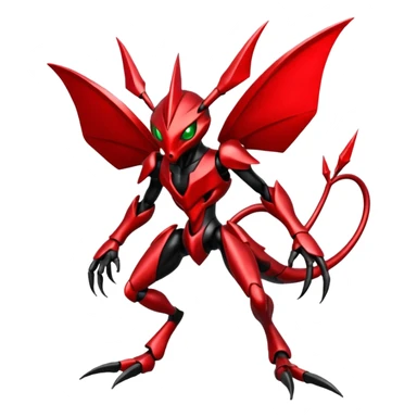 Bisharp-Scizor-Fakémon-hybrid-creature (full body)  sticker