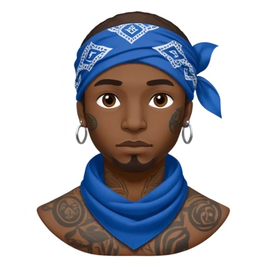 Man of crips band sticker