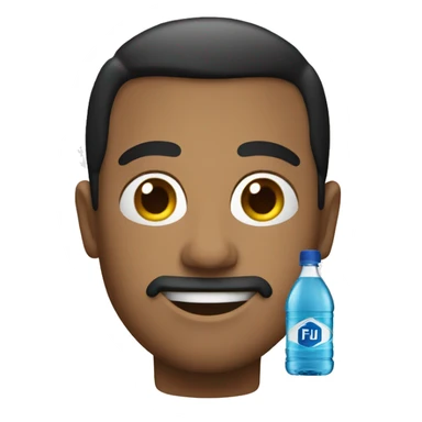 Fiji water sticker