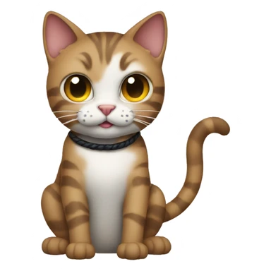 cat with whip sticker