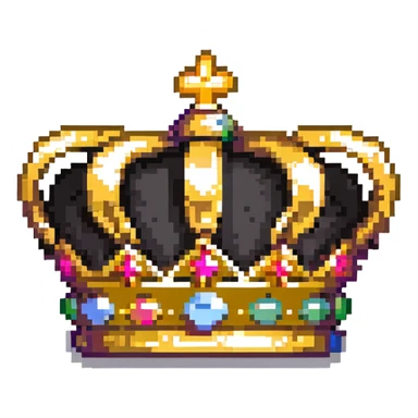 Crown with MOD text, moderator icon sticker