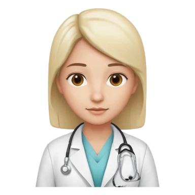 hospital worker sticker