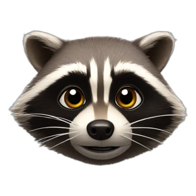 Raccoon from the movie Guardians of the Galaxy sticker