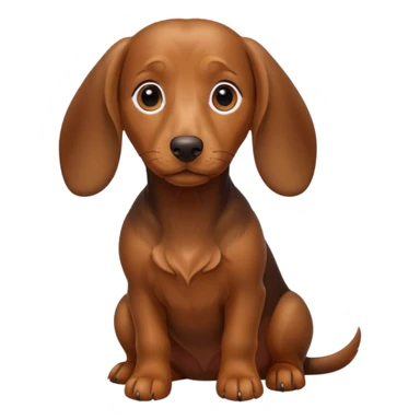 Dachshund getting groomed sticker