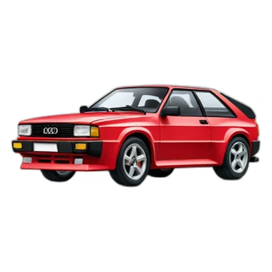 Audi Quattro Turbo sticker