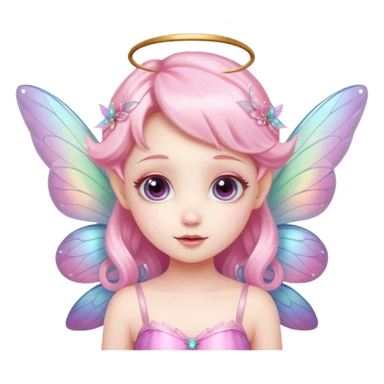 little pink fairy sticker