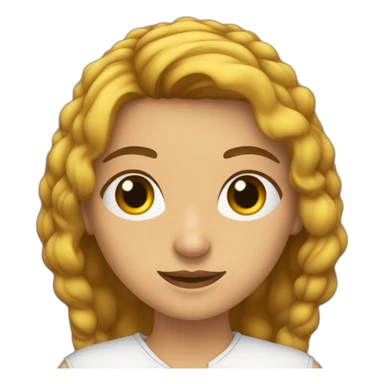 mujer pelo castaño hasta los hombros con anteojos cuadrados y ojos castaños sticker