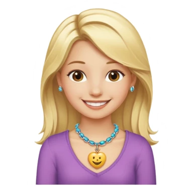 Charm Bracelet Girl sticker