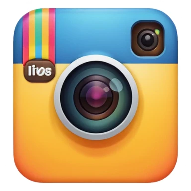 make an icvon of insatram sticker