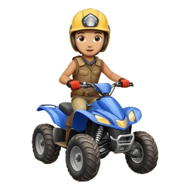 Four-Wheeler Rider sticker