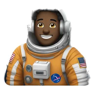 astronauta sonriendo sticker