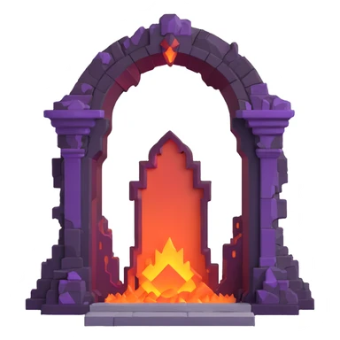 Minecraft Nether portal sticker