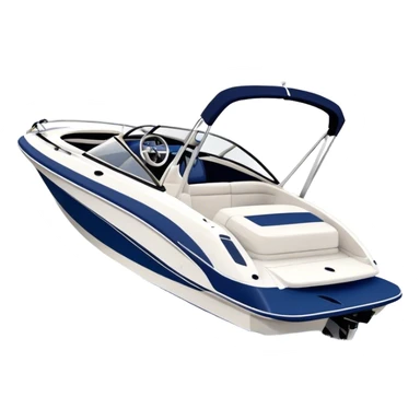 Speedboat - Bayliner 185 Bowrider (Model Year: 2020) (Iconic colour: White with navy blue accents) sticker
