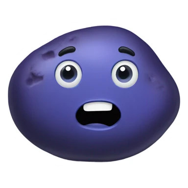 Blue potatoes  sticker