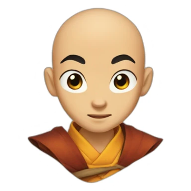 Avatar Aang from The Last Airbender sticker