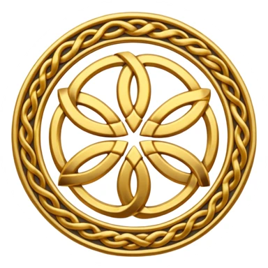 Celtic circles sticker