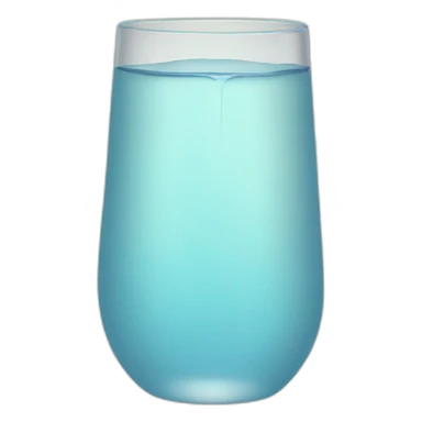Un vaso de agua  sticker