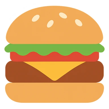 burger sticker