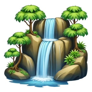 waterfall sticker