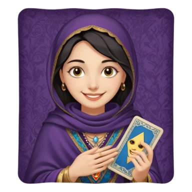 Bruxinha do tarot sticker