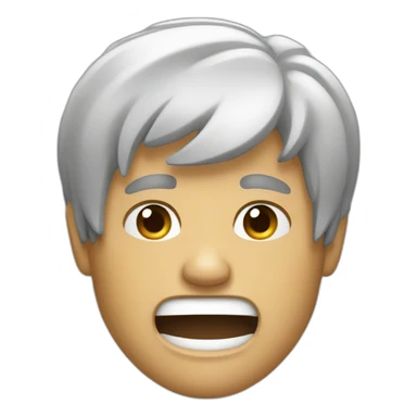 Man shouting at github sticker