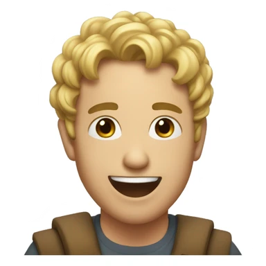 My picture lauging sticker