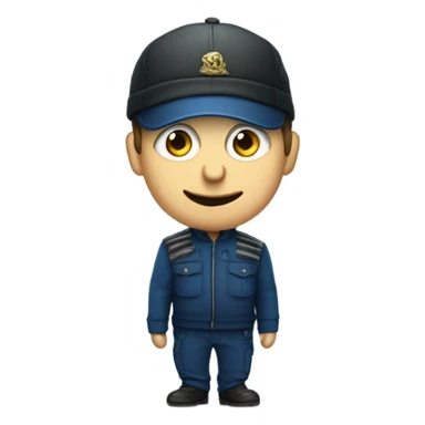 zelensky in blue thief sticker