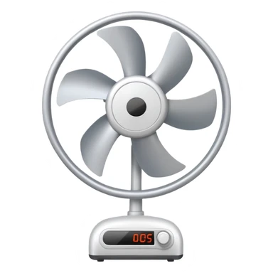 Electric fan sticker