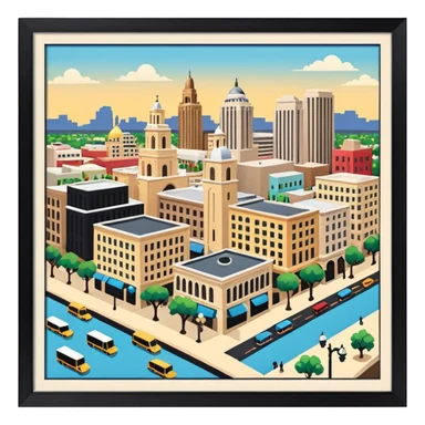 downtown san antonio sticker