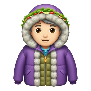 salad herring under a fur coat sticker