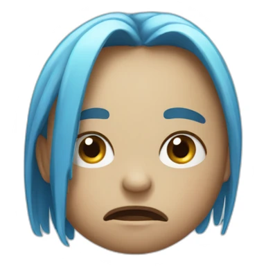 Crying bonbon sticker