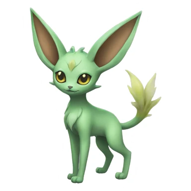 Espeon-Leafeon full body sticker